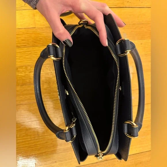 Coach dark blue medium bag - Picture 3 of 9